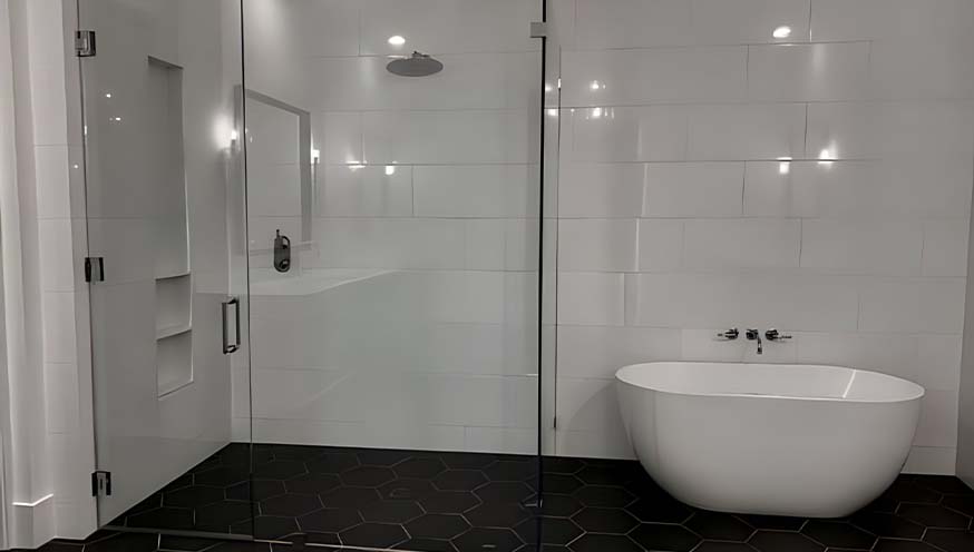 Stock Glass Shower Door